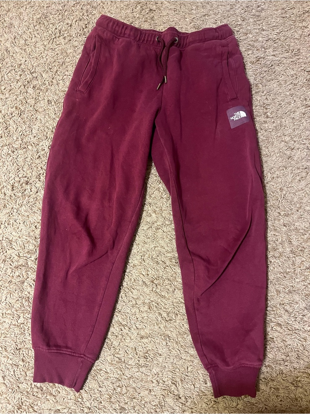The North Face Burgundy Jogger Sweatpants